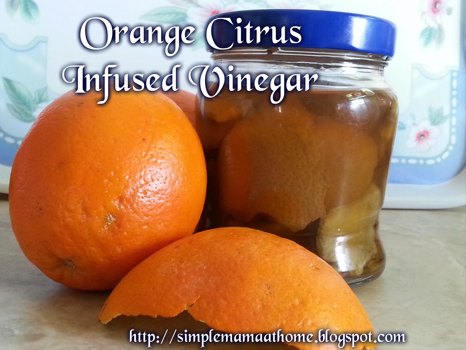Orange Citrus Infused Vinegar Simple Mama at Home