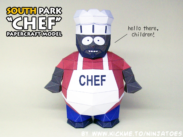 South Park Chef Paper Model
