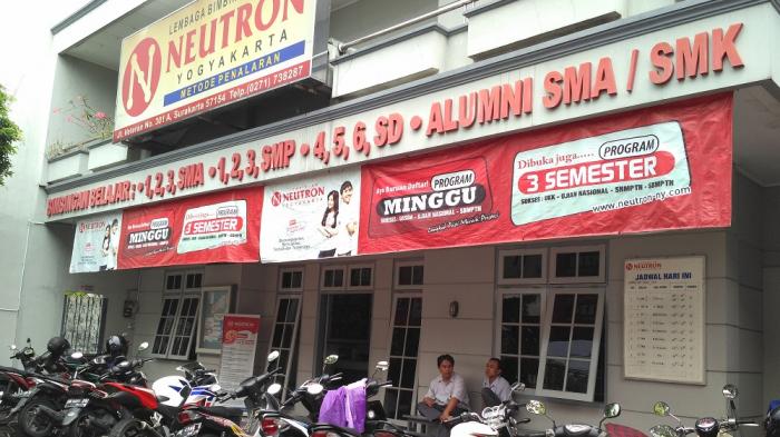 Biaya Bimbel Neutron Yogyakarta Khusus Persiapan Ujian Masuk Sekolah Tinggi Tinggi Negeri