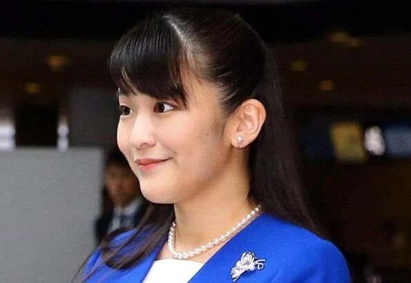 Japanese Princess Mako met with Peruvian President Martin Vizcarra at the Palace of Goverment in Lima