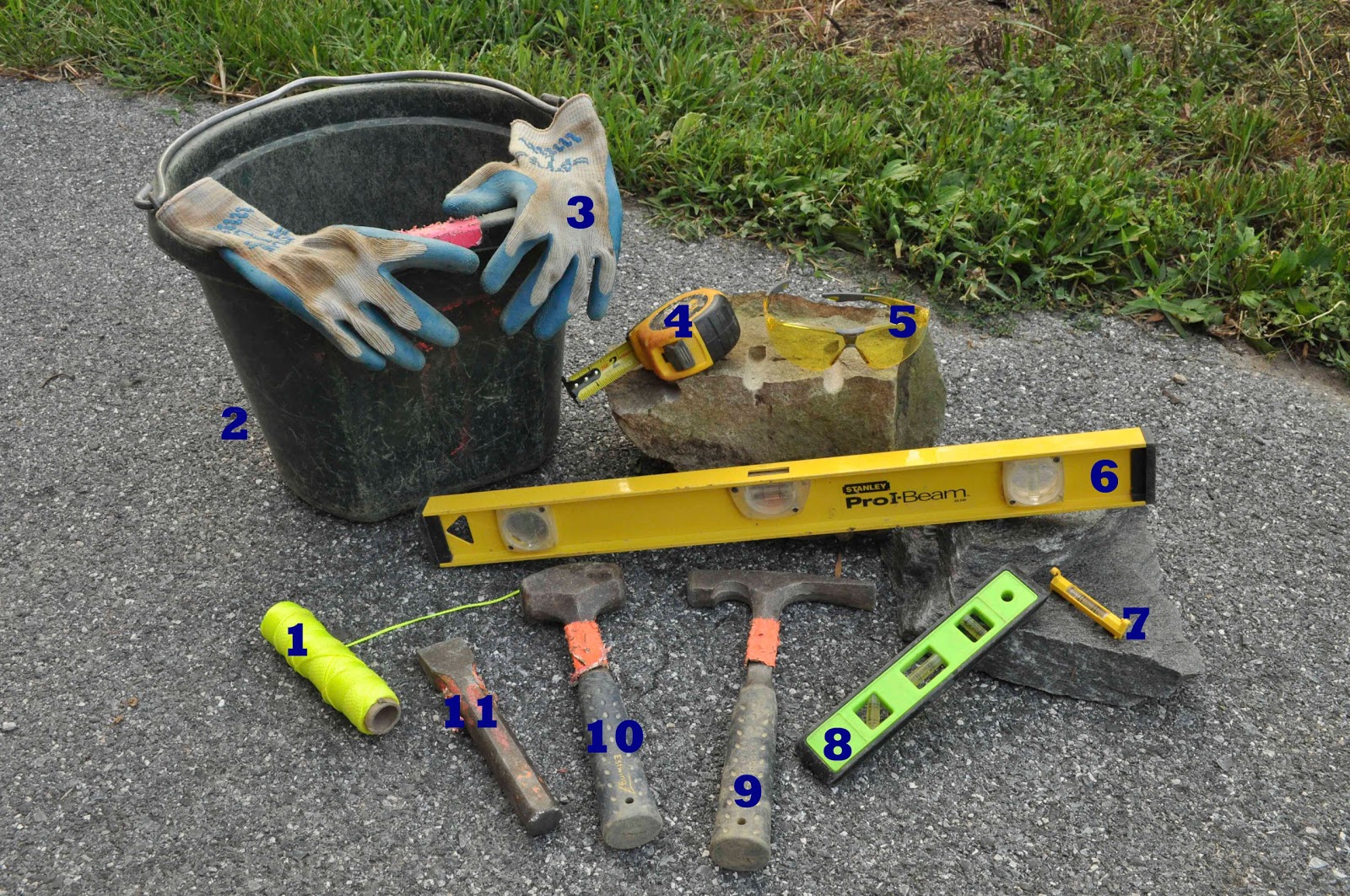 Dry Stone Resource Tools Basic waller tools