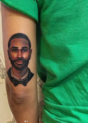 You sure you should be doing that? Jhene Aiko gets tattoo of Big Sean on her arm (photos)