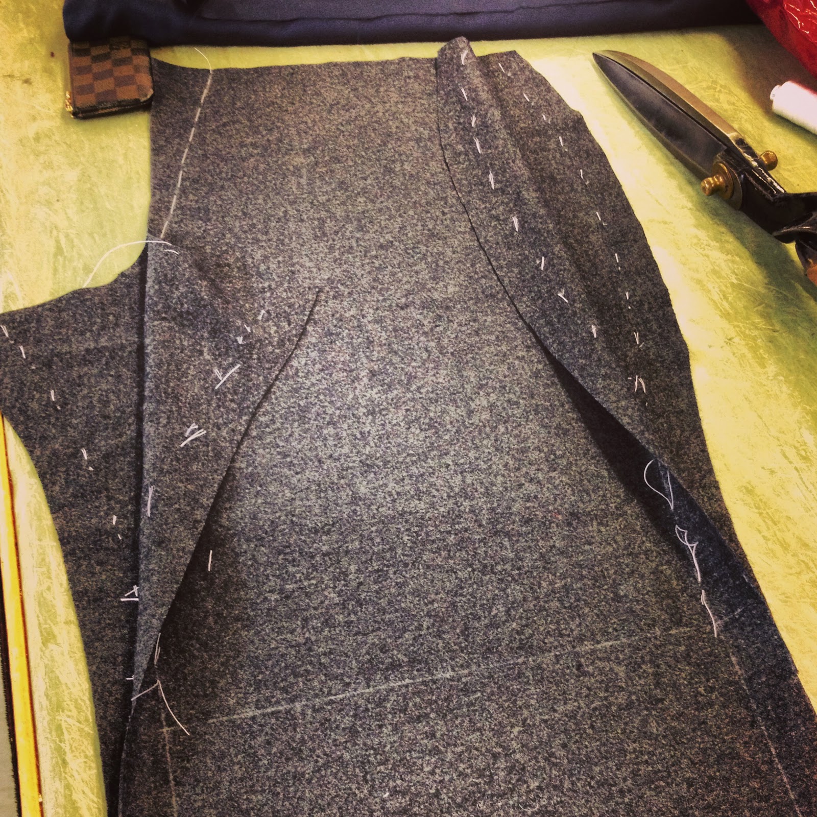 Bespoke Cutter & Tailor, London Grey Flannel Trousers