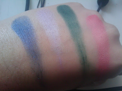 swatches sombras essence