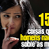 15 coisas que os homens não sabem sobre as mulheres