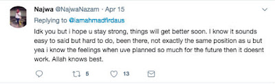 Kata-kata semangat dari netizen. Kata-kata semangat dari netizen.