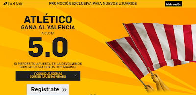 betfair Atletico gana Valencia supercuota 5 Liga 6 marzo betfair Atletico gana Valencia supercuota 5 Liga 6 marzo