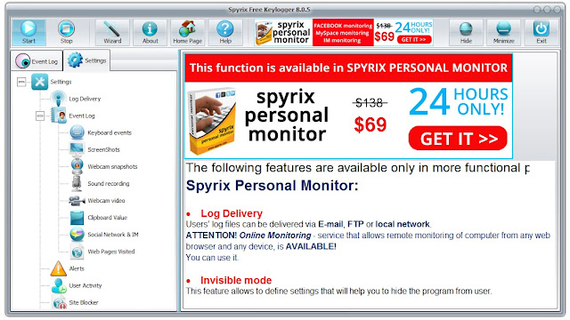 Spyrix Free Keylogger