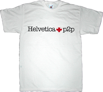 helvetica p2p internet 2.0 peer to peer useless copyright t-shirt ephemeral-t-shirts