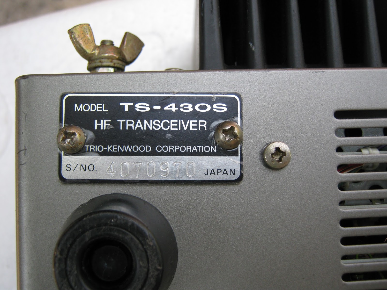 GERNAR ELEKTRONIK KENWOOD TS430S***SOLD***