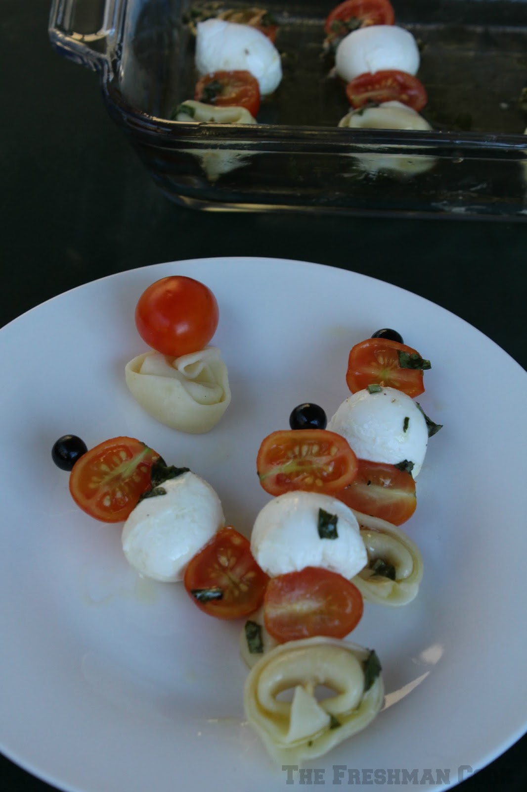 The Freshman Cook Tortellini Caprese Bites/SundaySupper
