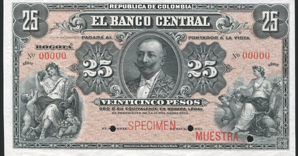 Colombia 25 Pesos Banknote El Banco Central World Banknotes Coins colombia-25-pesos-banknote-el-banco-central-world-banknotes-coins