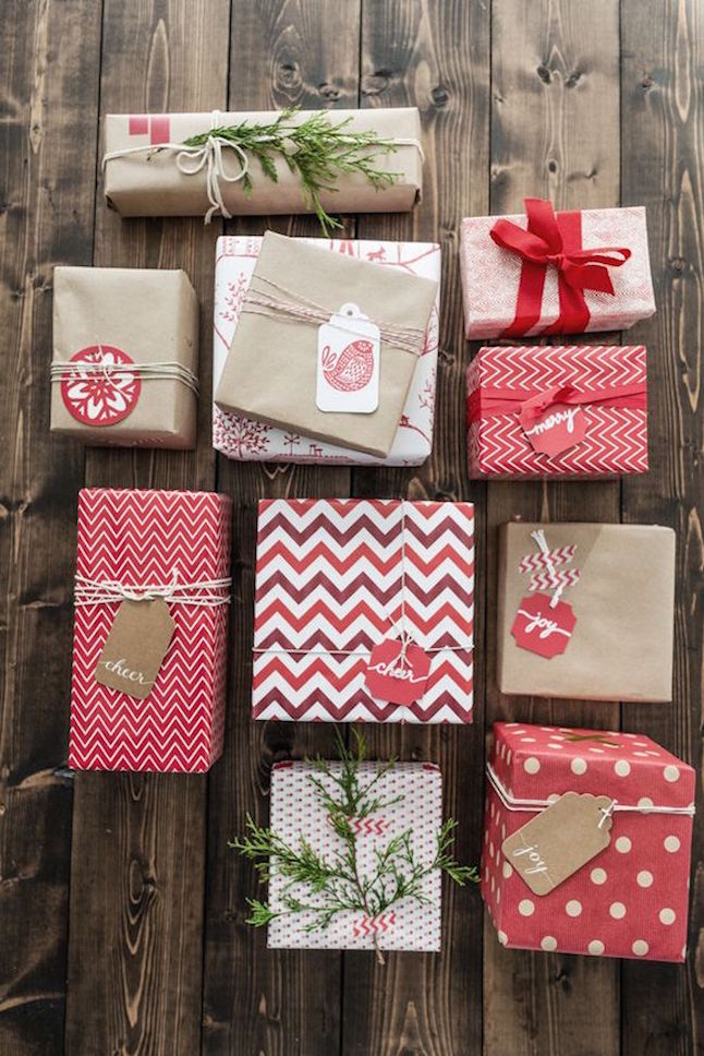20 ideas para envolver regalos de Navidad