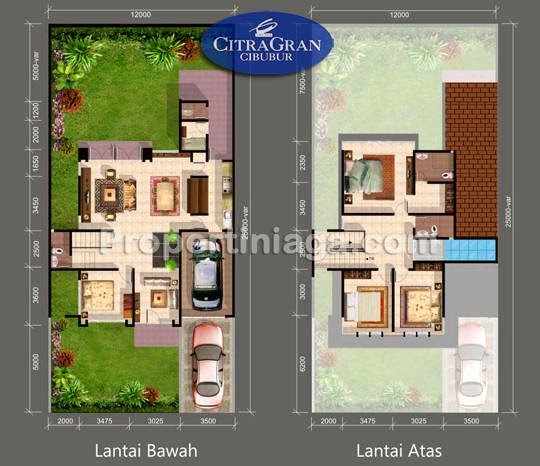 Denah-Rumah-cluster-Type-Prinsepia Denah-Rumah-cluster-Type-Prinsepia