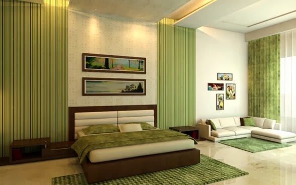 Dormitorios en verde marrón y blanco - Dormitorios colores y estilos