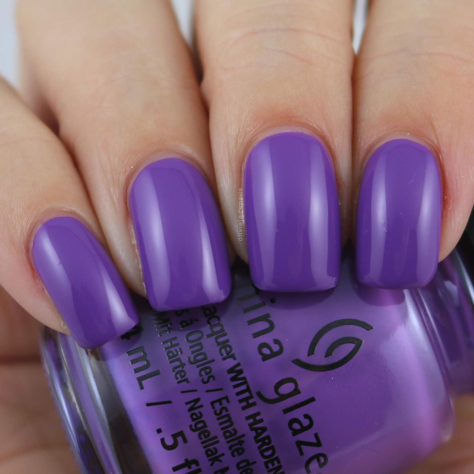China Glaze Stop Beachfrontin' swatched by Olivia Jade Nails