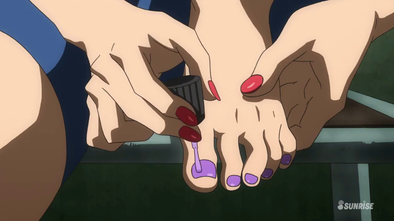 and foot scene in the anime because of what happened to her in episode 41, ...