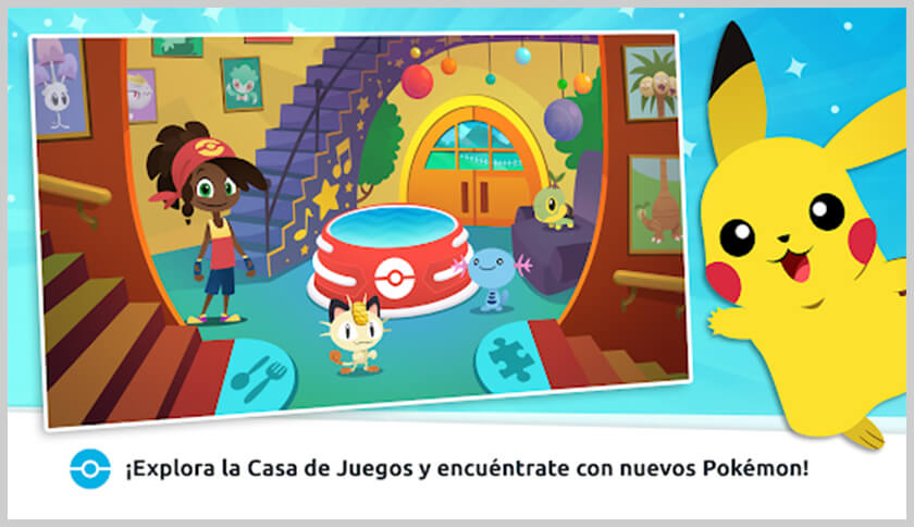 screenshot casa de juegos pokémon