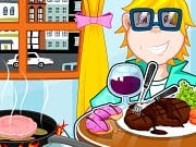 Kitchen Cooking Crazy Master Esta es una oportunidad para que puedas administrar un restaurante, prepara los pedidos de los clientes rápidamente. Por ejemplo, si el cliente quiere un pollo, se debe cocinar el pollo de forma rápida, pero si se quema el pollo, se debe tirar a la basura y si el cliente espera demasiado tiempo, se irá muy molesto.
