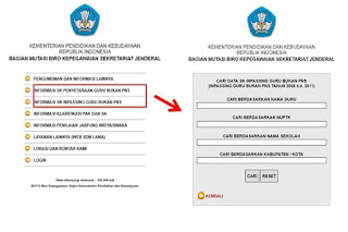 Cara Cek SK Inpassing 2018 Penyetaraan Guru Bukan Pegawai Negeri Sipil (GBPNS)