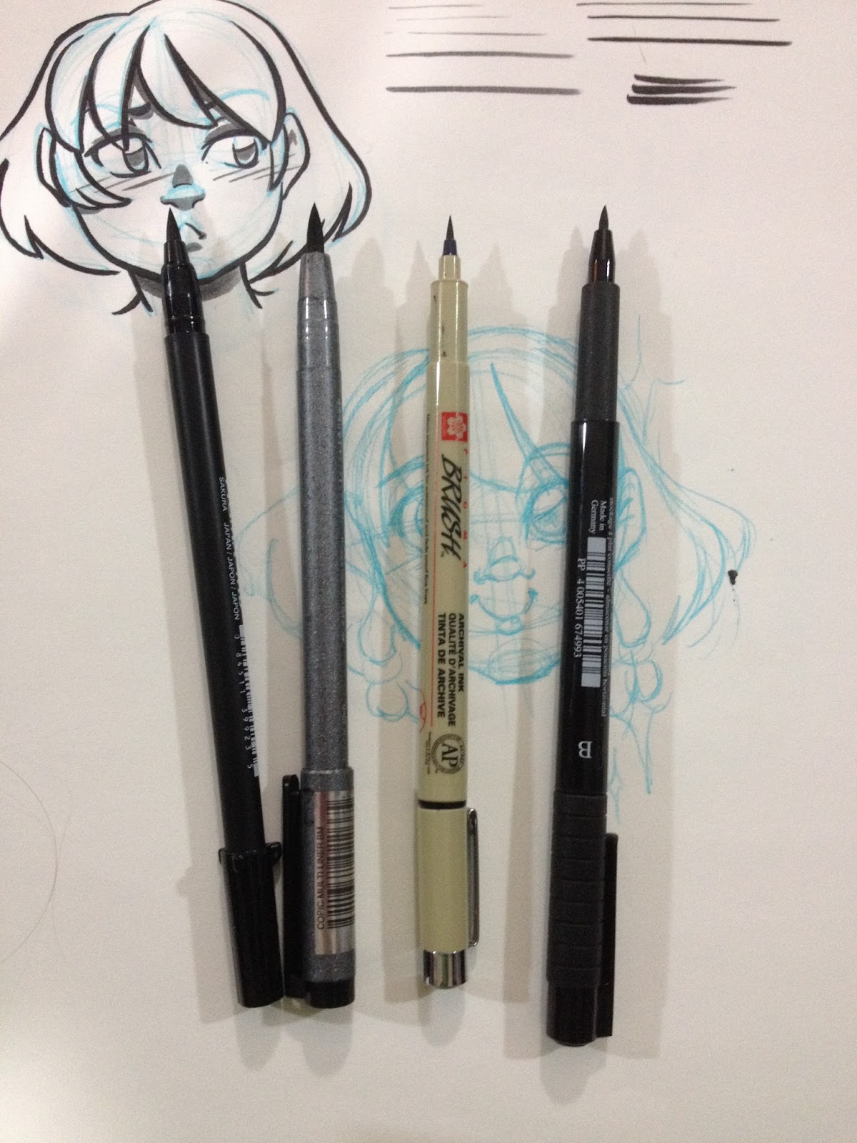Staedtler Fineliner Drawing Pens .3mm 6 Count Triplus Fine Line, 6