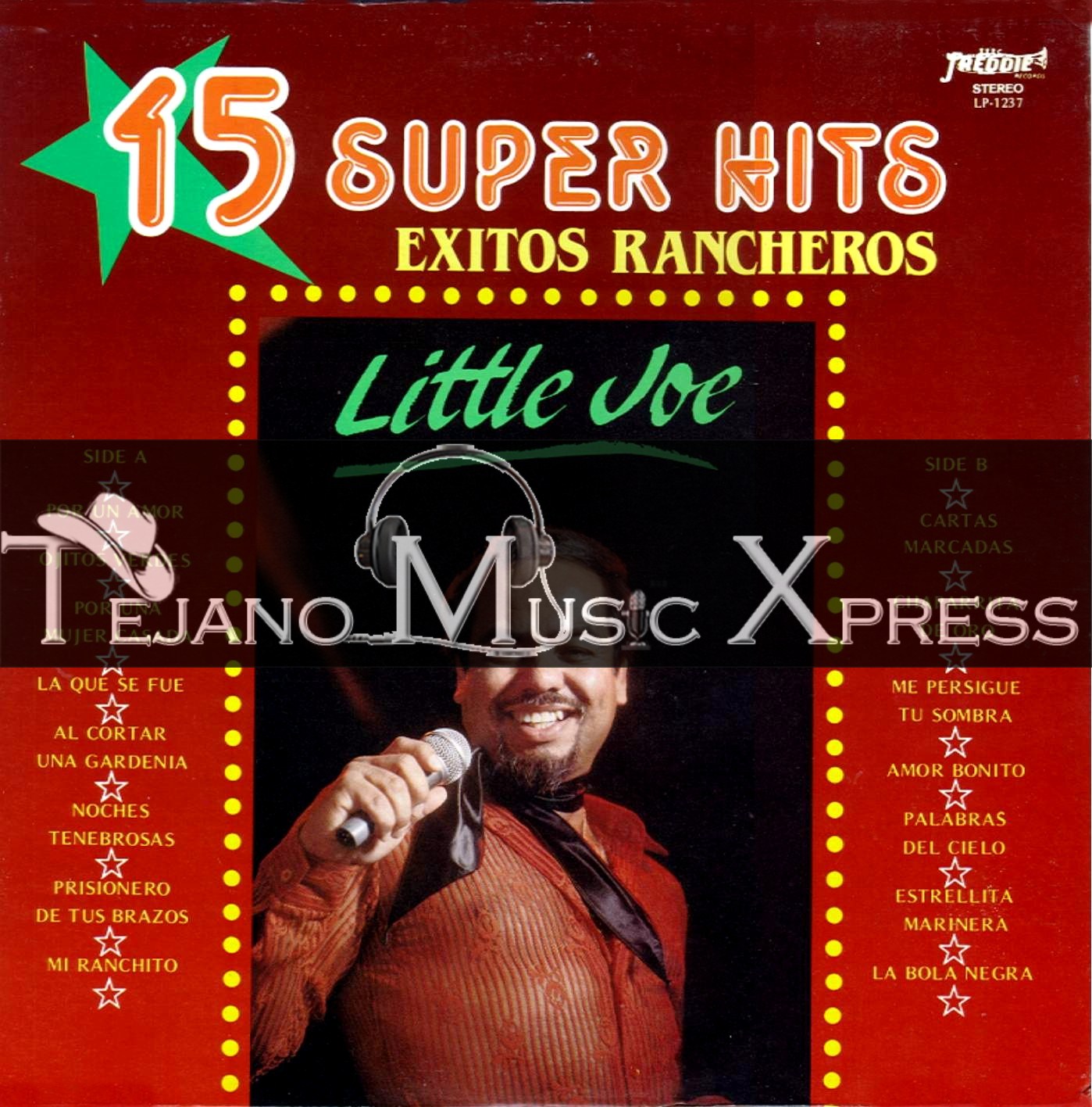 TMX Little Joe Y La Familia 15 Big Hits Exitos Rancheros Pura Onda