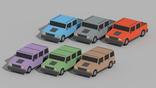 Low Poly Cars Cartoon Vehicles
