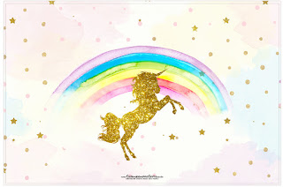 Fiesta de Unicornios: Etiquetas para Candy Bar para Imprimir Gratis. Etiquetas de Fiesta de Unicornios para imprimir gratis.