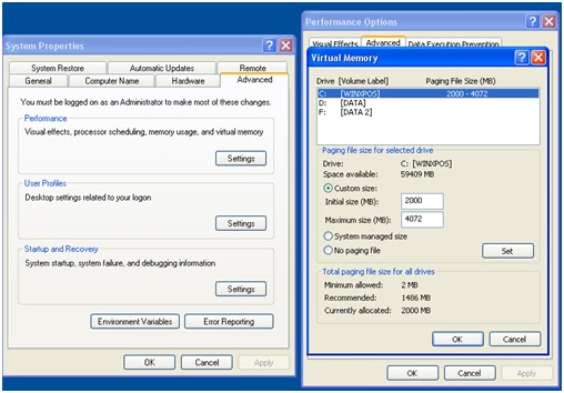 how to fix virtual memory low problem of computer combinebasic virtual memory initial size
