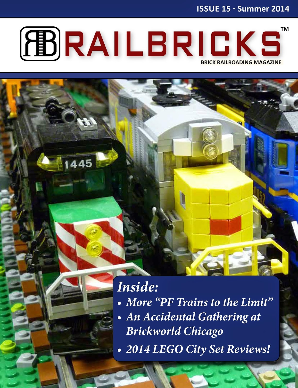 capa revista sobre LEGO Railbricks