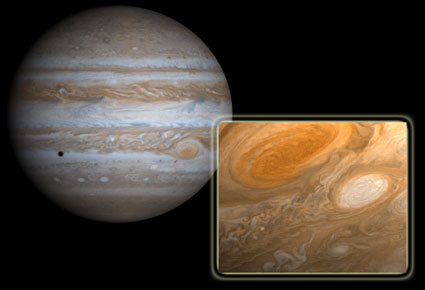 known the world space: Jupiter Gets A Close-Up
