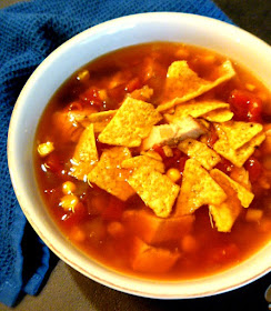 11 Healthy Soups: Slow Cooker Turkey Tortilla Soup - Slice of Southern