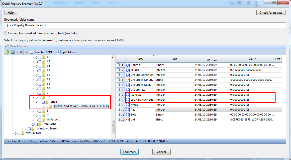 Digital Forensics Today Blog: Parsing Windows ShellBags Using the ...