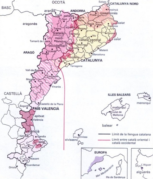 Mapa lingüístic del català