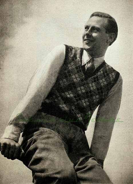 Free 1930's Knitting Pattern - Men's Diamond Pullover The Vintage Pattern Files Free 1930's Knitting Pattern - Men's Diamond Pullover