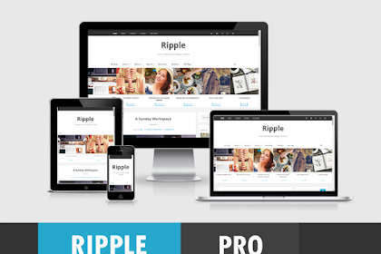 Ripple Pro Responsive Blogger Template