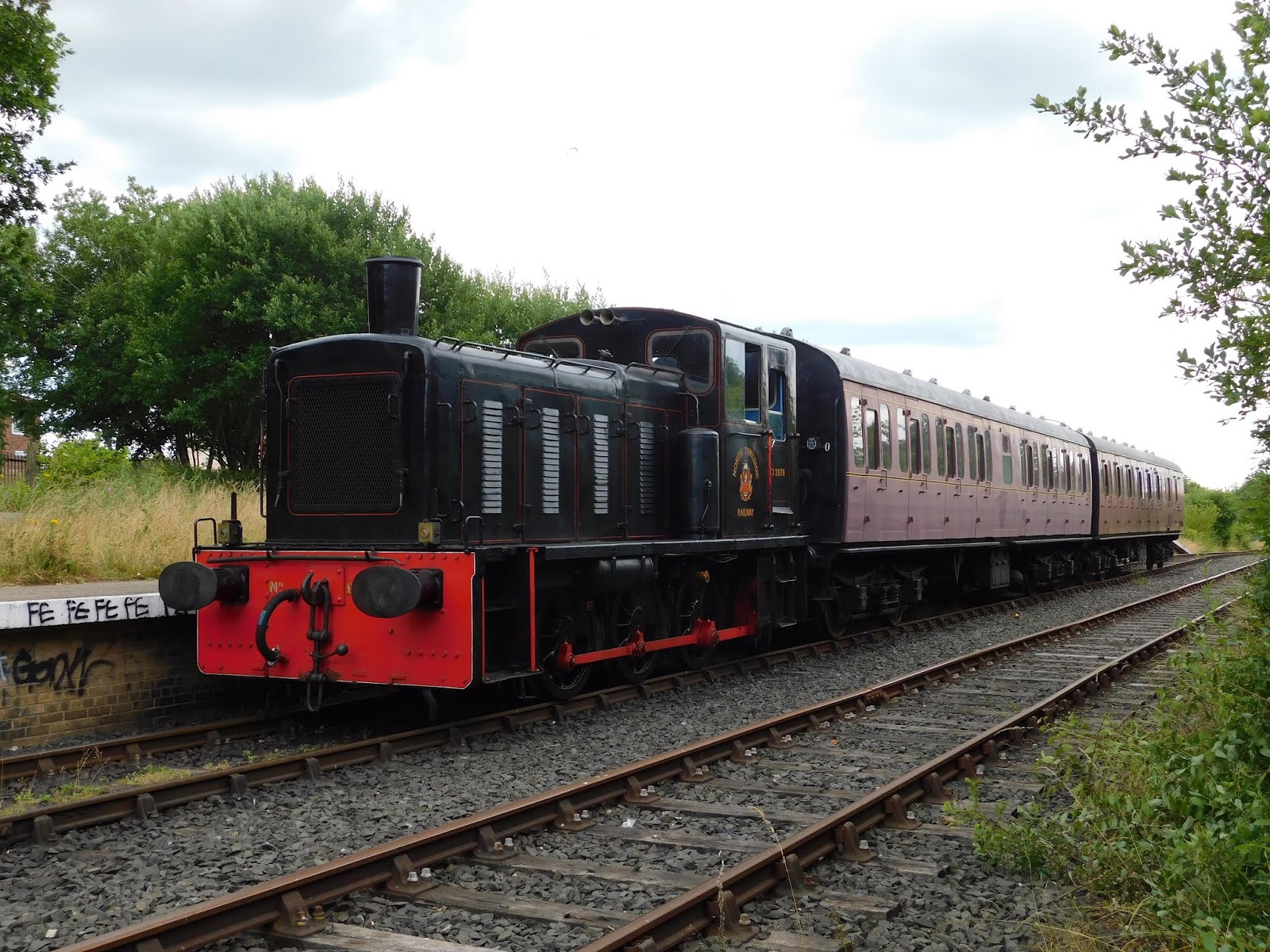 North Tyneside Steam Railway: D2078 in service yesterday