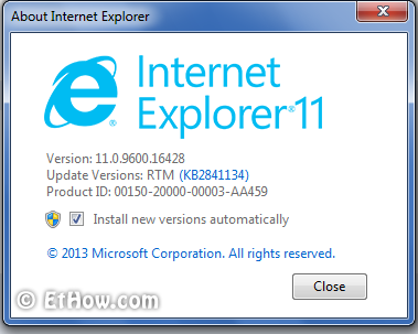 Internet Explorer is now available for Windows 7