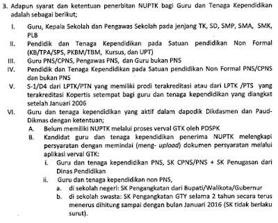 Syarat dan Cara Penerbitan NUPTK 2016 Syarat dan Cara Penerbitan NUPTK 2016