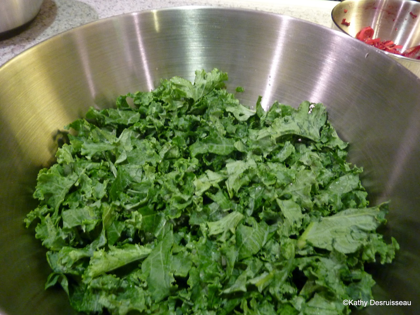 The Fiber of My Life Kale Beet Salad