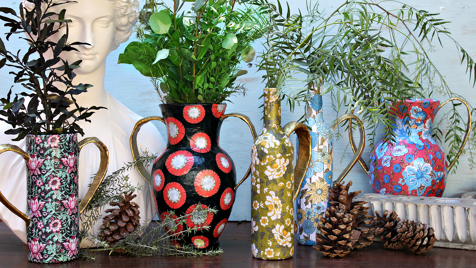 Mark Montano Paper Vases DIY