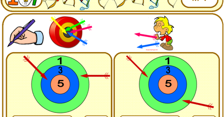 IPOTÂME.TÂME Atelier CP calcul jeu de la cible niveau 1