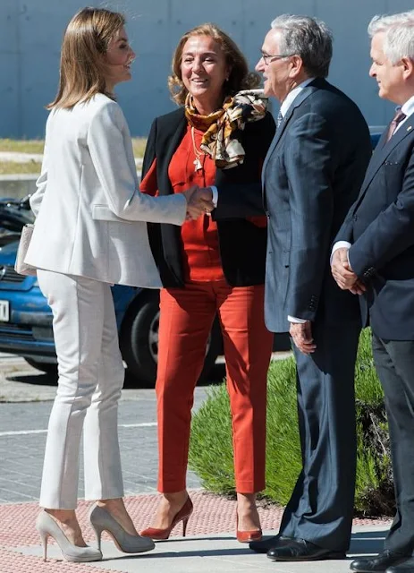 Queen Letizia of Spain visited the Research Institute of Food Science at the Autonoma University