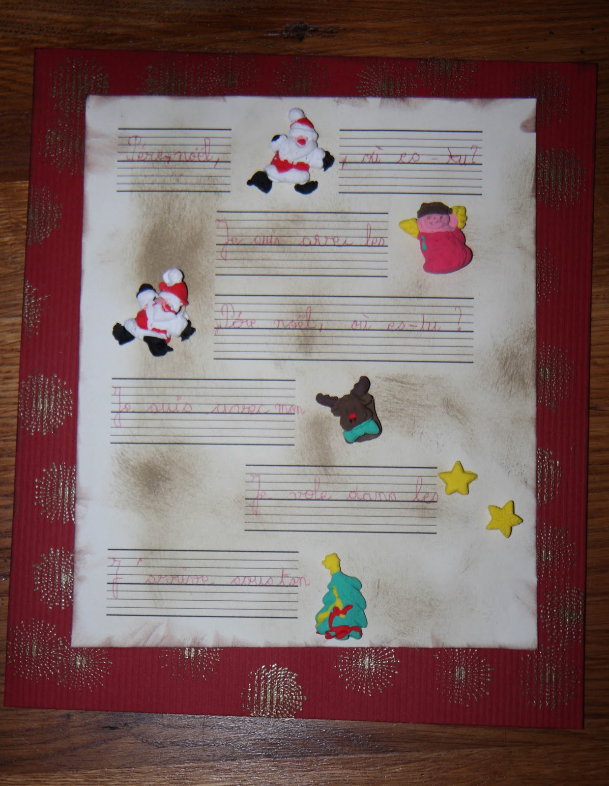 C'est moi qui l'ai fait: Concours de lettre au père noël chez creavea