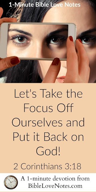Why we need to re-focus and give God the glory Why we need to re-focus and give God the glory