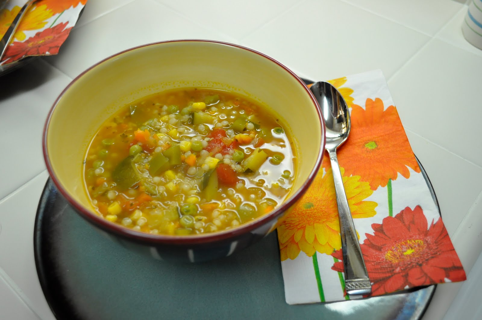 Cooking with Joanna Pearl Couscous Vegetable Soup