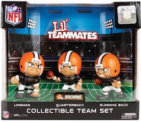 Lil’ Teammates NFL Vinyl Figure 3 Packs - Cleveland Browns