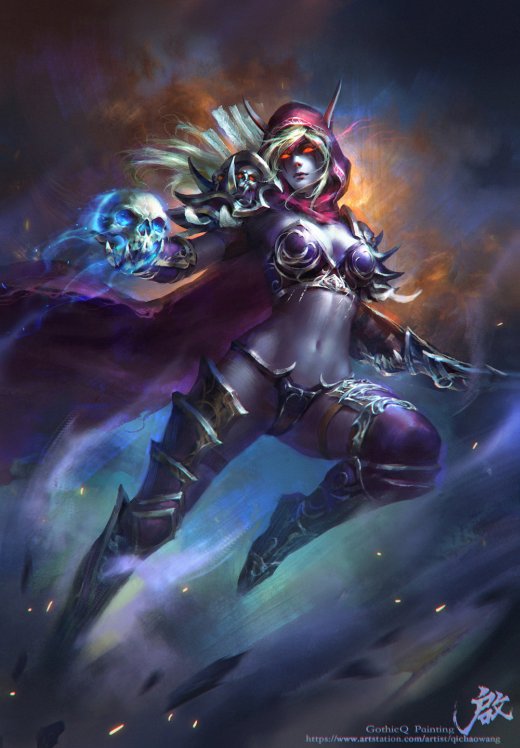As ilustrações de fantasia para games de Qichao Wang Qichao Wang artstation arte ilustrações fantasia games mulheres