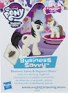 My Little Pony Wave 20 Business Savvy Blind Bag Card