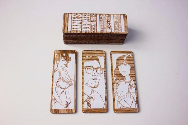 25 Astonishing Wood Business Cards from Most Talented Designers